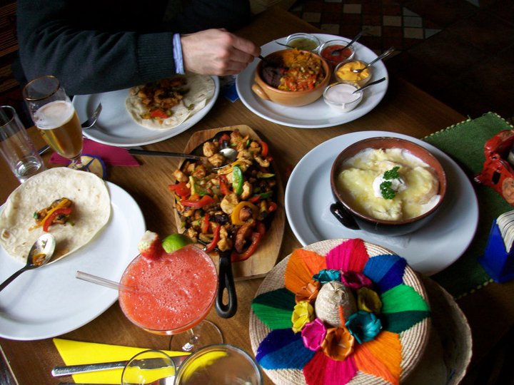 A feast of the delicious Mexican food in Slovenia