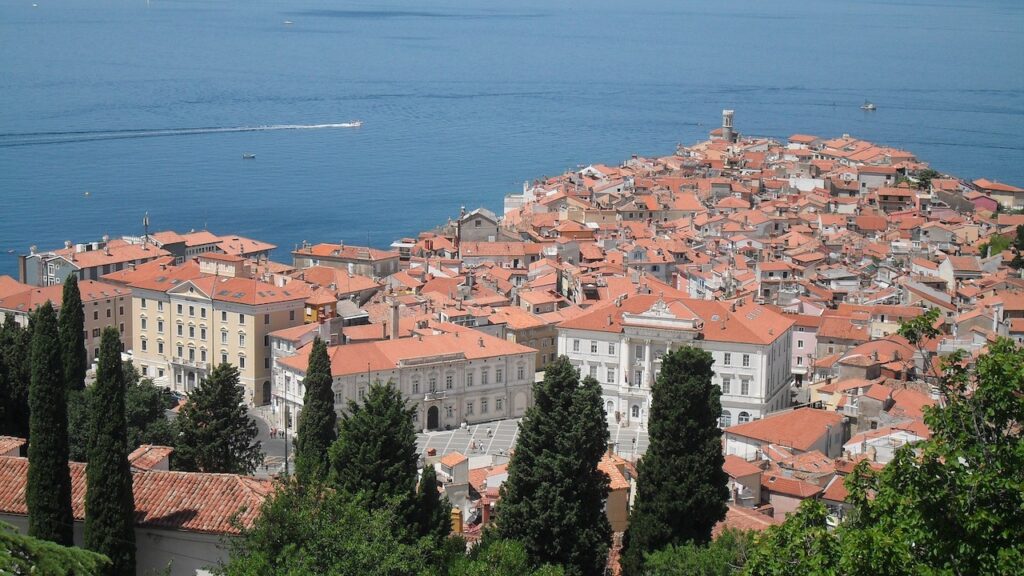 An overview of the architecture in Piran Slovenian