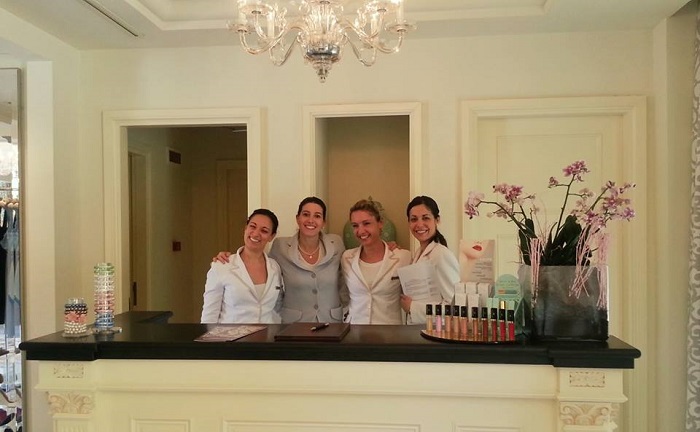 Lovely STaff at the Four Seasons Spa 