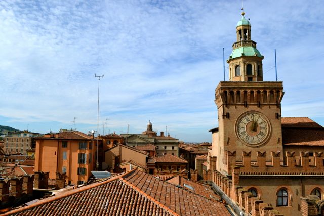 bologna italy rooftops