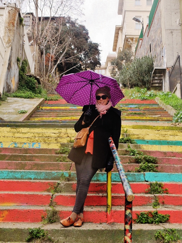 rainbow stairs istanbul 
