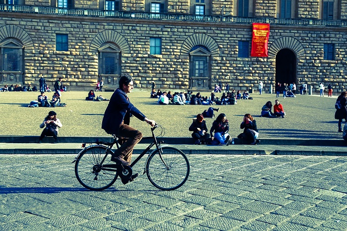 Biking in Florence 