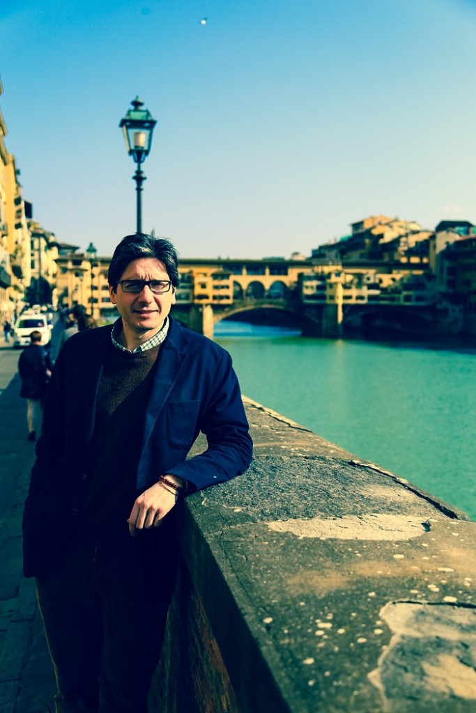 Federico & The Ponte Vecchio, doesn't get much more Florentine than that 