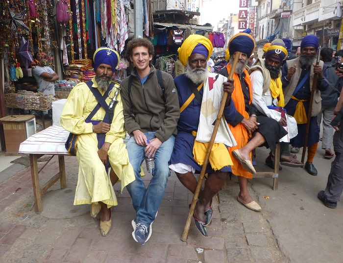 In Delhi with a few locals 