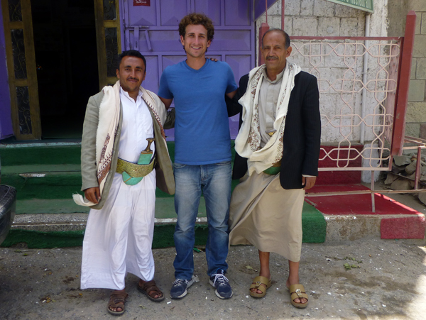 Earl with his guides in Yemen