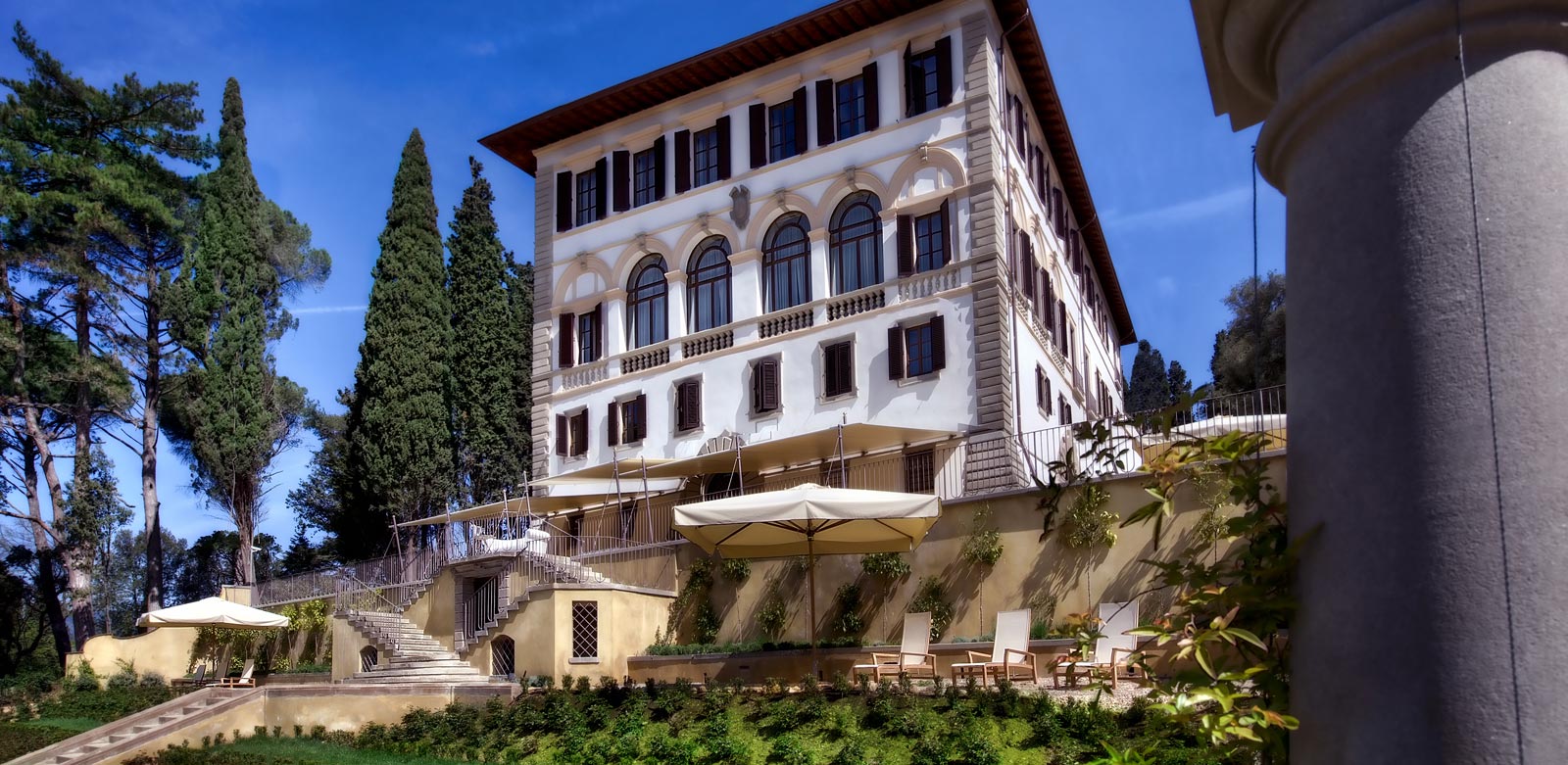 The Villa In all its glory. Photo credit: Il Salviatino 