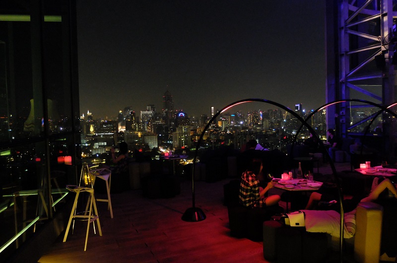 Sofitel So Bangkok rooftop bar, absolutely amazing! 