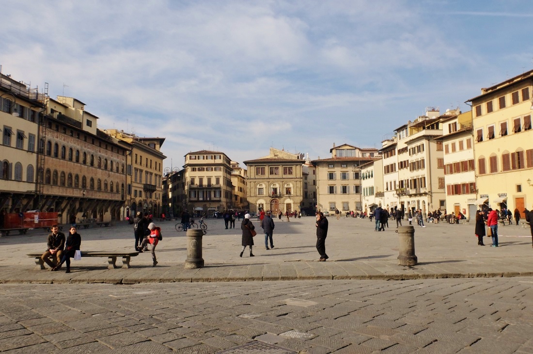 piazza santa croce florence italy