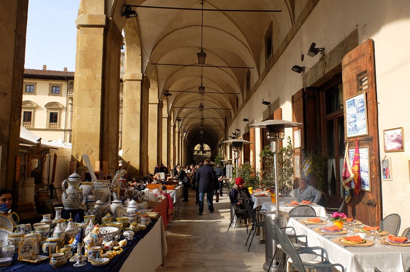 Arezzo Antique Fair - Tuscany- Photo credit: Georgette Jupe 