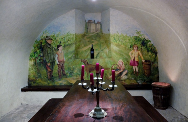 A room dedicated to the old caretaker of Trebbio, in his traditional outfit