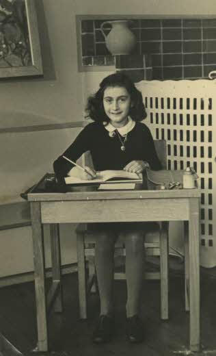 Anne Frank: Photo credit: Wikimedia Commons