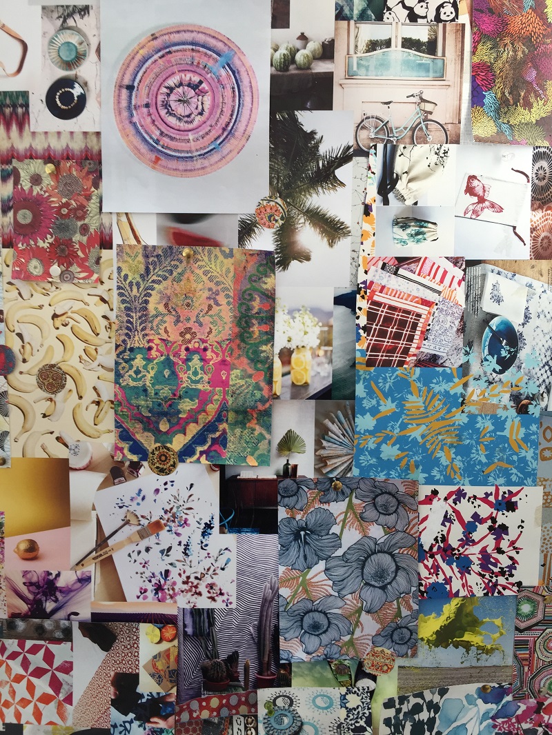 Margherita's visual pinboard