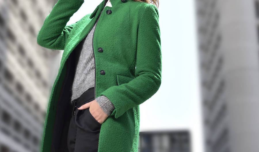 The perfect green coat. Photo credit: Opifici Casentinesi